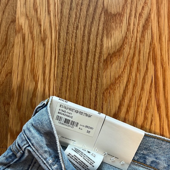 NWT AGolde 90’s Pinch High Rise Straight Size 30 - Picture 12 of 17